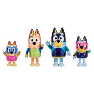 Bluey 4pk Figure Set